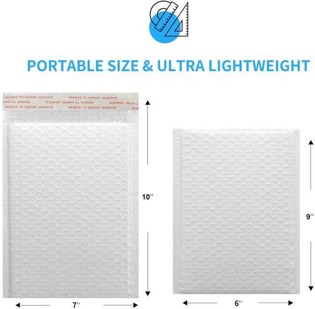 Sobres De Burbujas Acolchados De 4 X 7 Pulgadas, Paquete De