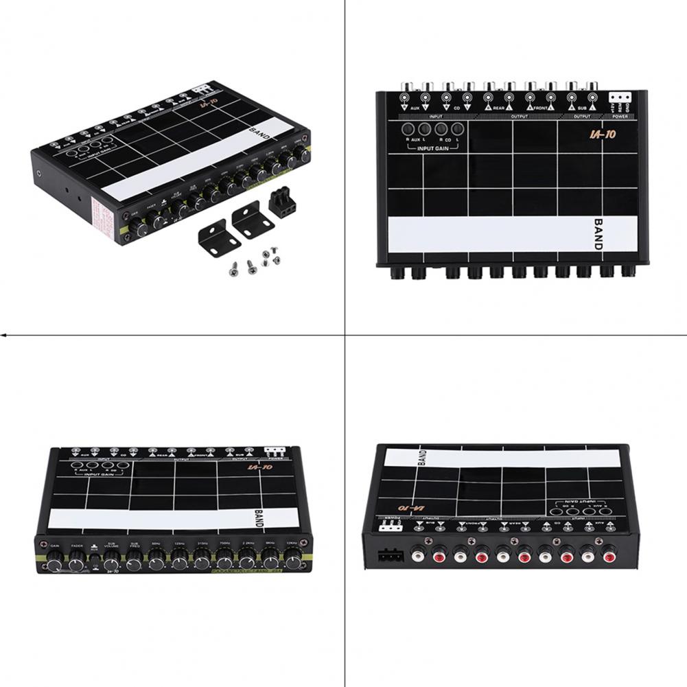 Title 18, Audio Equalizer High Sensitivity Universal ABS ...