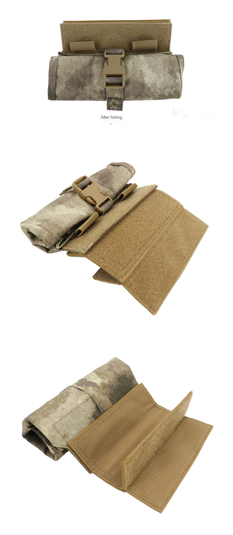 Faltbare Taktische Dump Outdoor Lagerung Tasche Tragbare Jagd 500d Outdoor Camouflage Kampf Training Sport – Detail 8