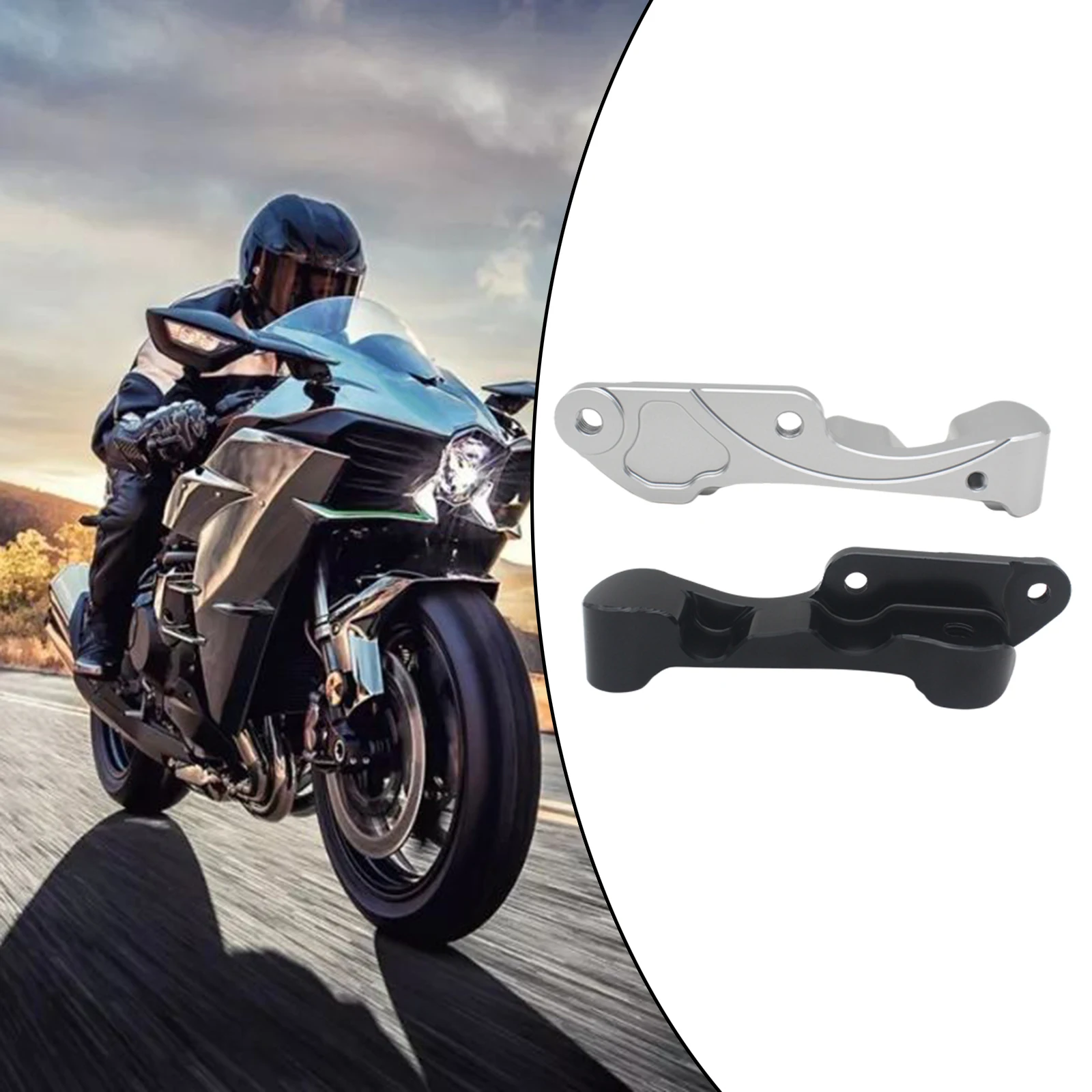 Brake Disc Adaptor Bracket caliper Adapter Aluminum Motorcycle Accessories Brake Bracket Adapter Fit for Vespa GTS 300