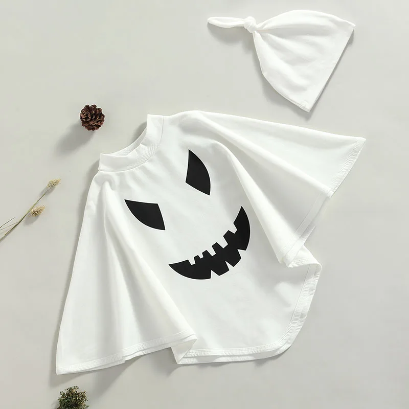Boys 1-6yo Halloween-Cartoon-Ghost Cloak-Party Clothing Sets
