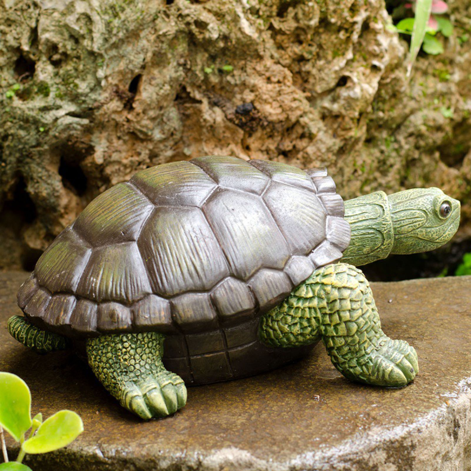 Realistic Turtle Animal Patio Lawn Decor Turtle Garden Statue Garden Ornaments Fairy Garden Yard Lawn Home Art Decoration