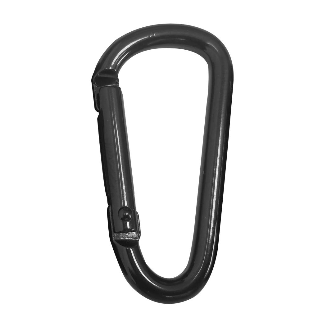 D Carabiner Non Locking Quickdraw Aluminum Key Carabiner Clip Outdoor Climbing Backpacking Nonlocking Carabiners Gear