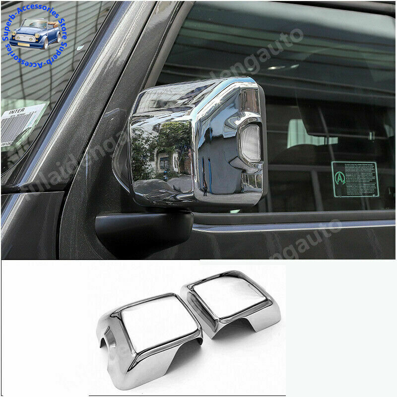 ABS Chrome Rear View Side Mirror Cover Frame Trim for Jeep Wrangler JL JLU  2018 2022 Car Accessories Decorations|Chromium Styling| - AliExpress