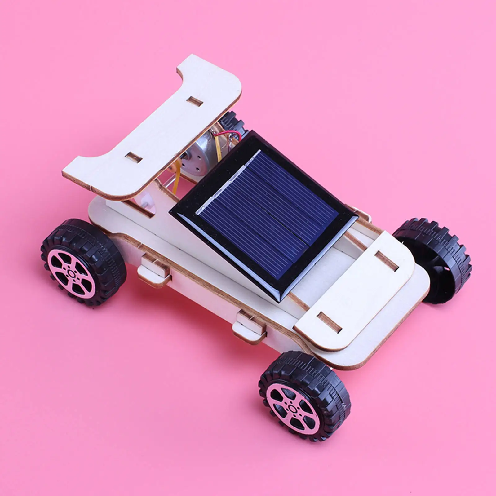 Solarbetriebene Auto Physik Kinder wissenschaftliches Experiment Toy DIY 