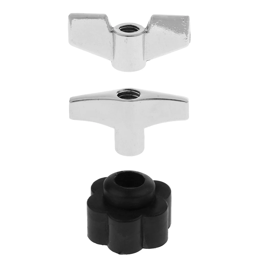 Tooyful Zinc Alloy Quick Release Cymbal Stand Wing Nut Drum Cymbal Accessory