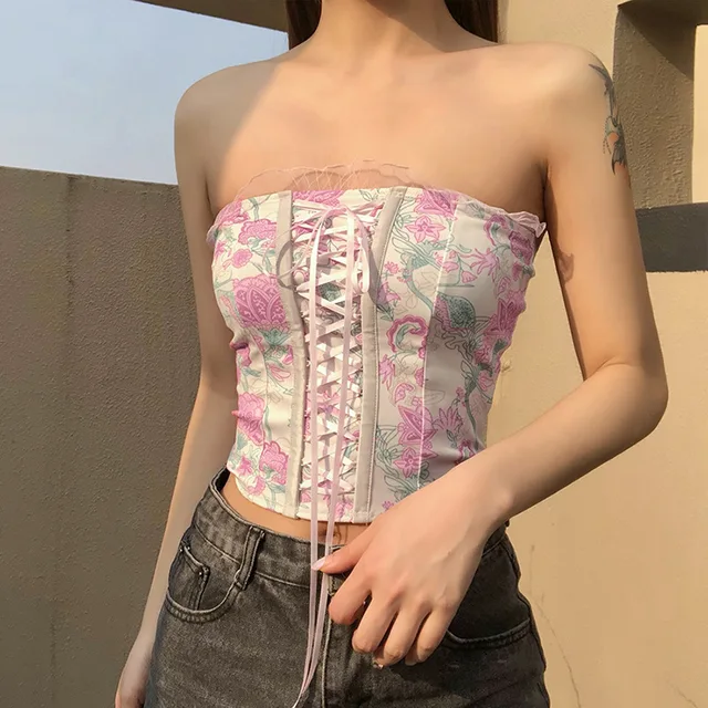 Evelyn Crop Top GLAD AND GLAM, 46% OFF