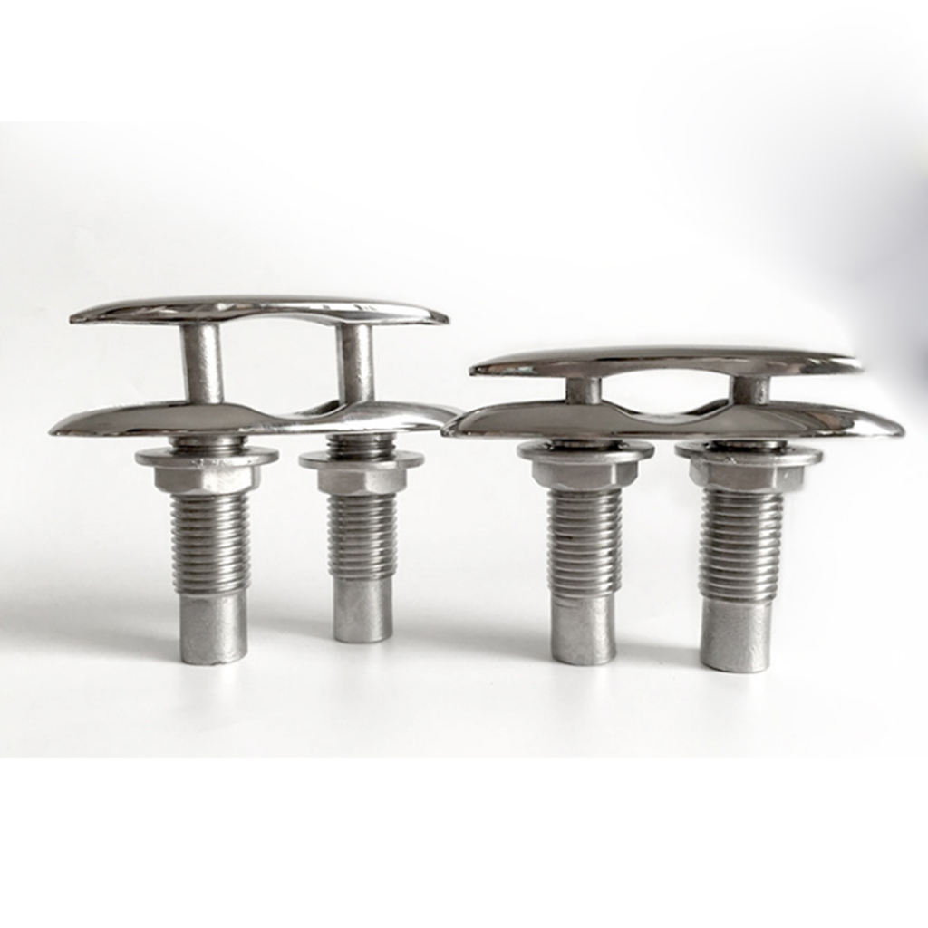 5inch 316 Stainless Steel -up/ Pull-up Flush Mount Lift Cleat for Boat Marine Yacht Hardware Highly Polished