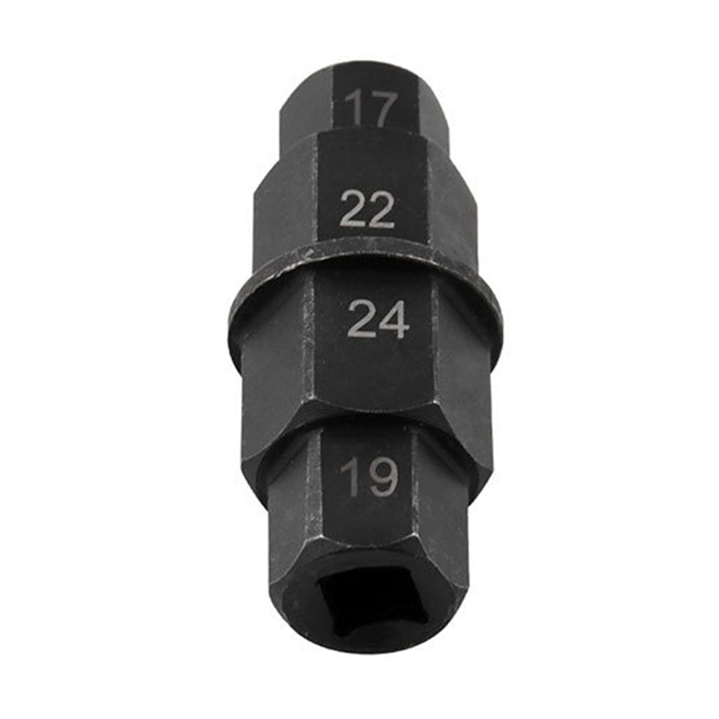 17mm-24mm Motorcycles Hex Allen Front Wheel Hub Axle Spindle Socket Adapter Tool