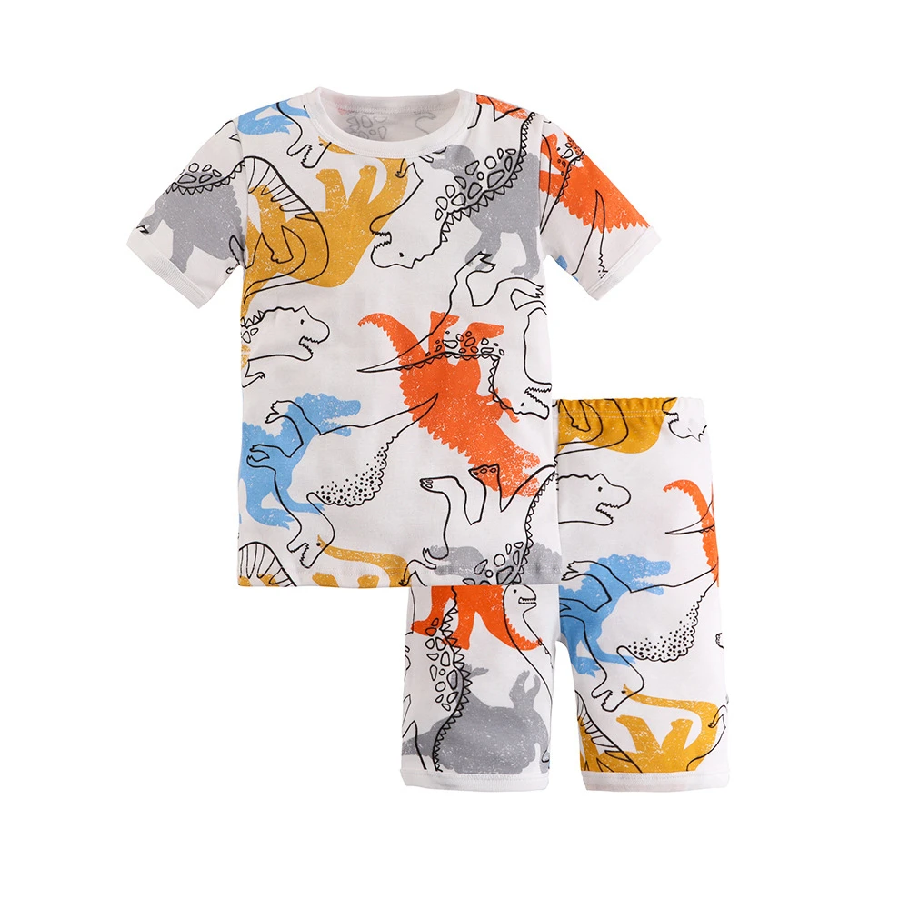 High Quality Pure Cotton Soft Children Sleepwear Boys/Girls Nightgown Cute Pattern Kids Child Night Gown 2-12 Years Pajama Sets top Sleepwear & Robes