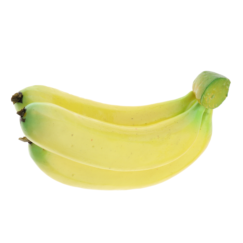 1 set Realistic Fake Banana - Real Looking Fake Fruits for House Party Deco