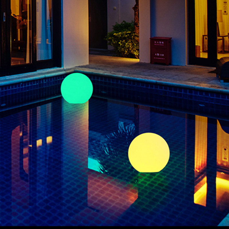 Mudança de Cor Venda Quente Energia Solar Bola Lâmpada - Constante Rgb Luz Recarregável Piscina Jardim Decoração Dropshipping Led 5 Venda quente energia solar led bola lâmpada
