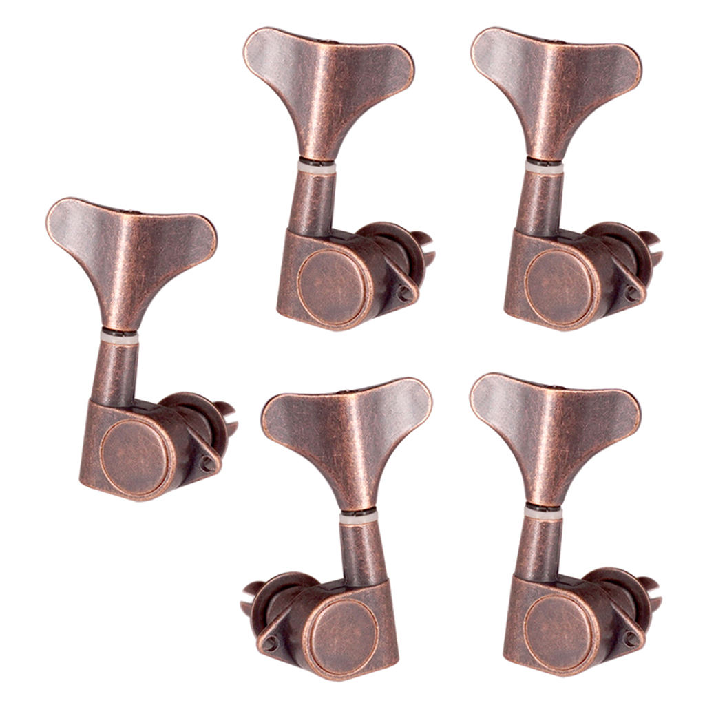 Guitar String Buttons Tuners Acoustic Electric Guitar Parts 1L4R Red Bronze