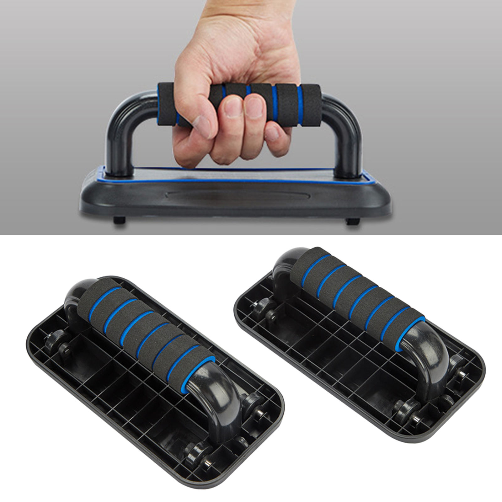 Push-Ups Press Up Stands Classic Home Gym Sports Fitness Equipments Push Up Bar Hand Grip Muscle Training Device for Exercise