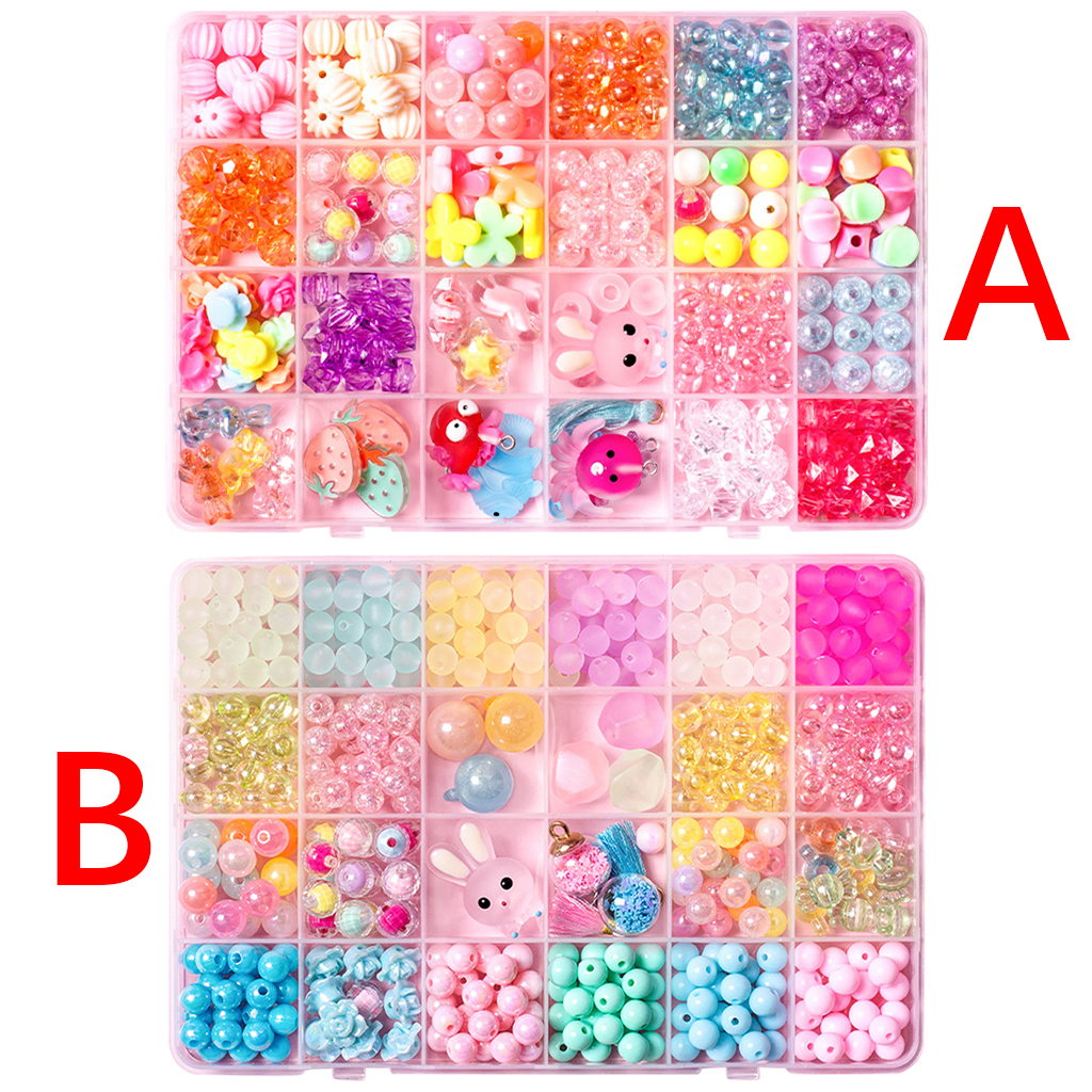 Bracelet Making Kit, Jewelry Making Beads Bracelet DIY Craft Birthday Gift Set for Kids Girls Teens Handcrafted Makings