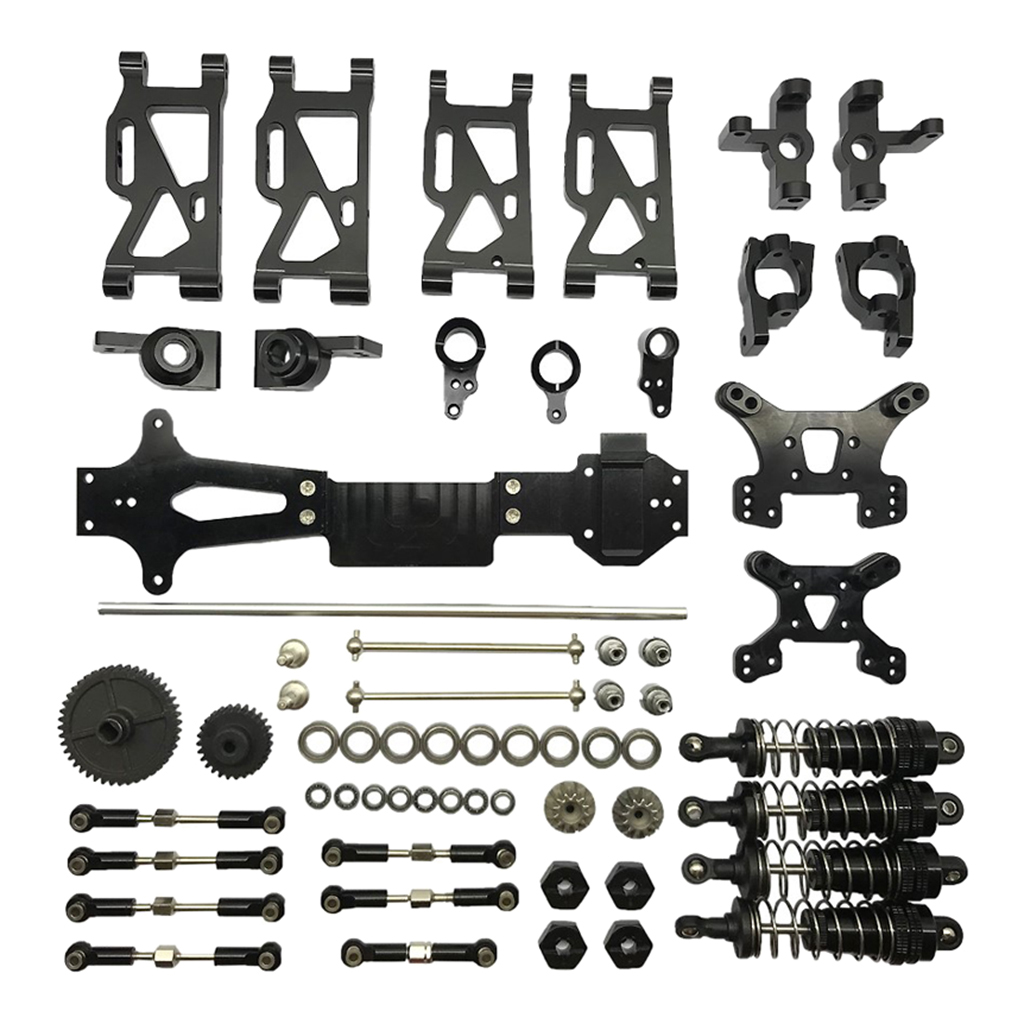 1/14 WLtoys 144001 Upgrade Metal Kit Spare Parts Gears Accessories Set