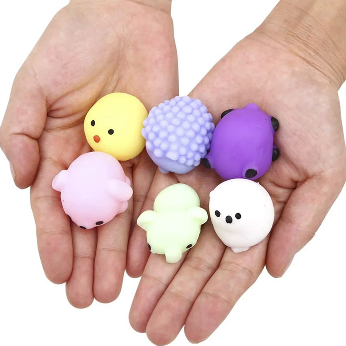 fidget squishy balls 24pcs Fidget Toys Party Favors Squishy Toy Kids Party Favors Mini Kawaii Squishies Mochi Stress Reliever Anxiety Toys stress relieving ball