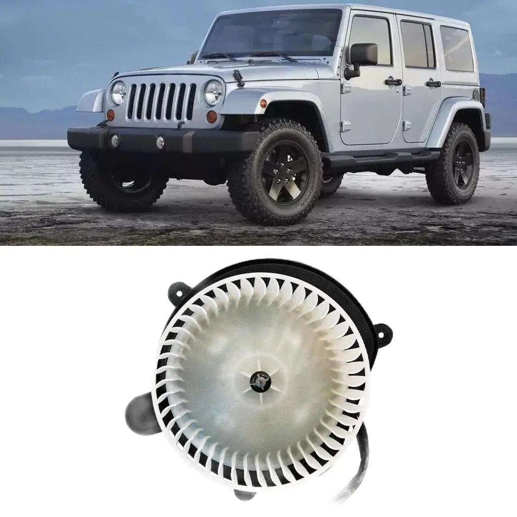 Hvac Heater Fan Blower, Heating Blower Motor Fit for Jeep 5143099 AA Replaces Accessory