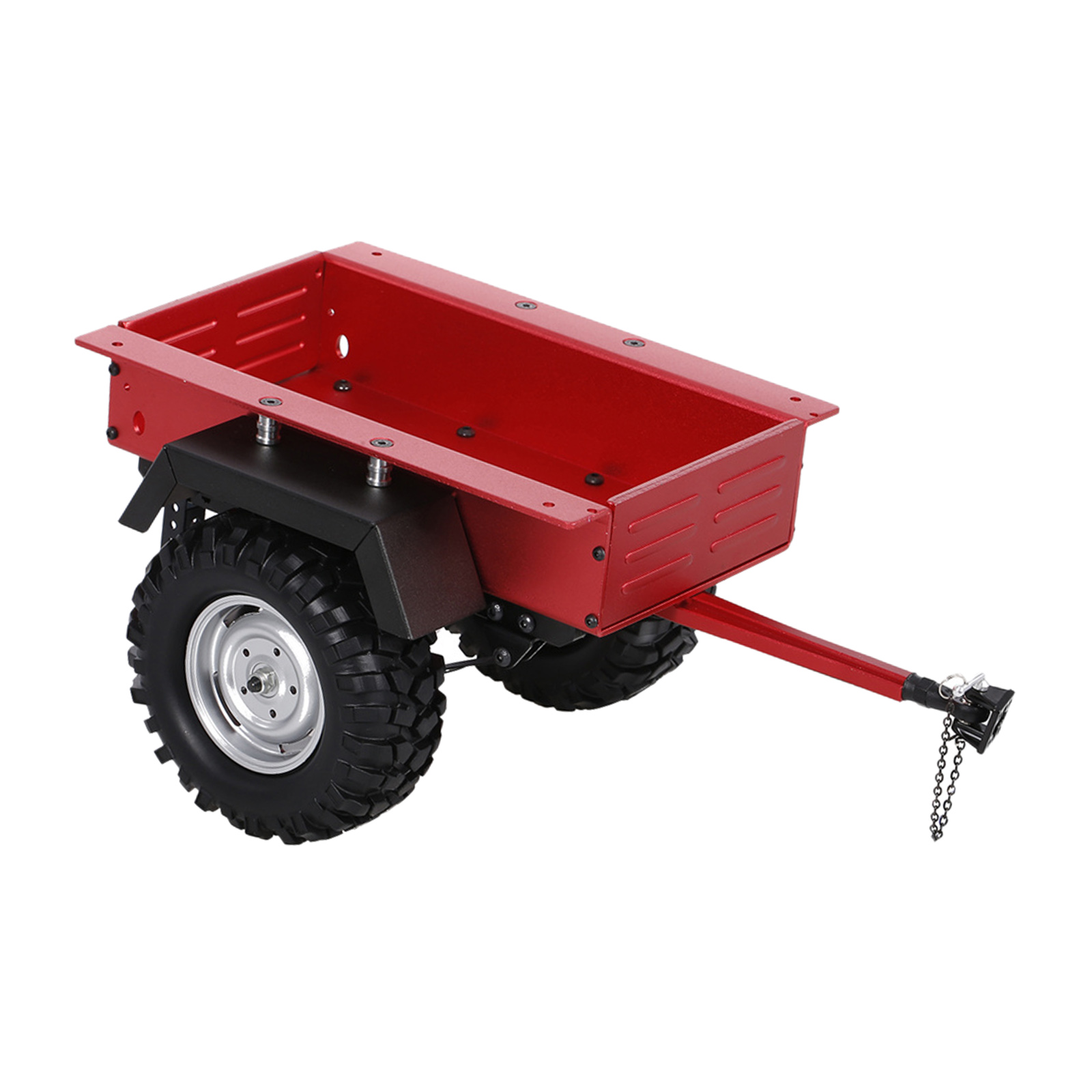 1:10 RC Trailer Parts Simulation Realistic Replacement Metal Trail Car Tipping Trailer for Traxxas HSP Hobby Model