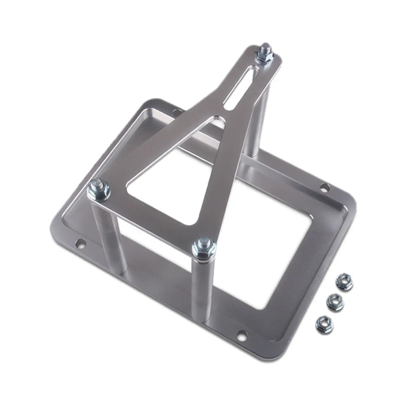 Universal Billet Battery Tray Hold Down /Relocation Box Aluminum Holder Trunk US