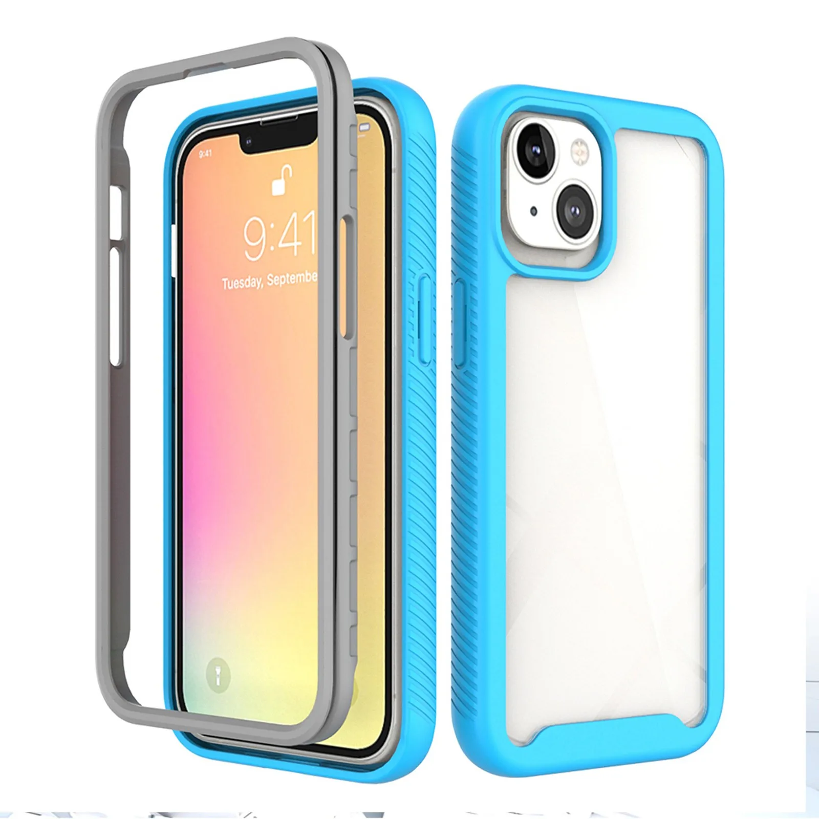 Shockproof TPU Phone Case For iPhone 13 13 Mini 13 Pro 13 ProMax Case Silicone Soft Cover For iPhone 13 Anti-Drop Phone Case