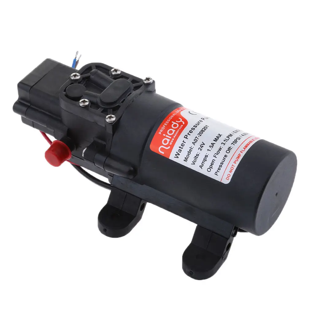 DC 12V,70PSI,3.1LPM Diaphragm Water Pump Electric Self-priming for RV Boats 
