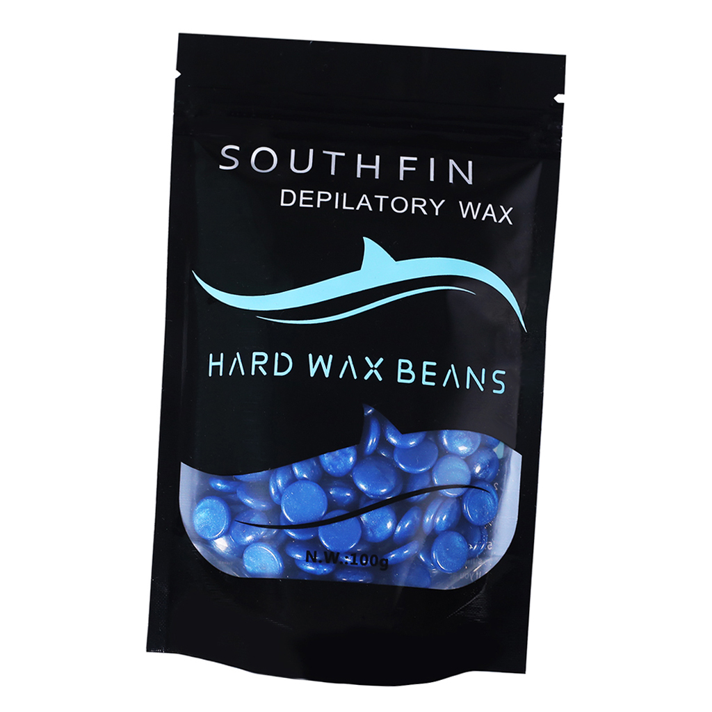No Strip Painless Hard Wax Beads Women Men Hair Removal Depilatory Waxing Beans for Sensitive Skin 100g/ Bag