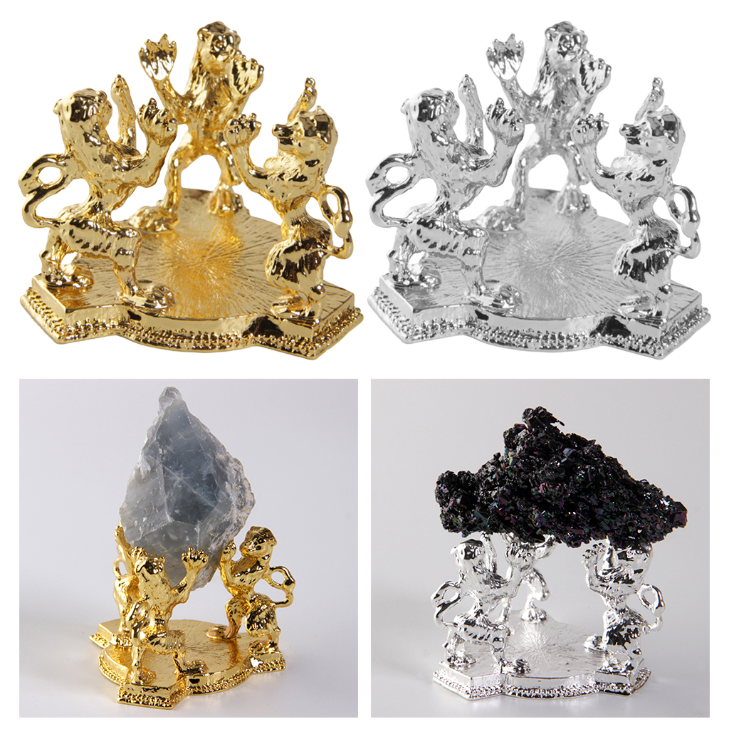 European Style Crystal Ball Stand Display Stand Sphere Stone Support Metal Holder Photography Props