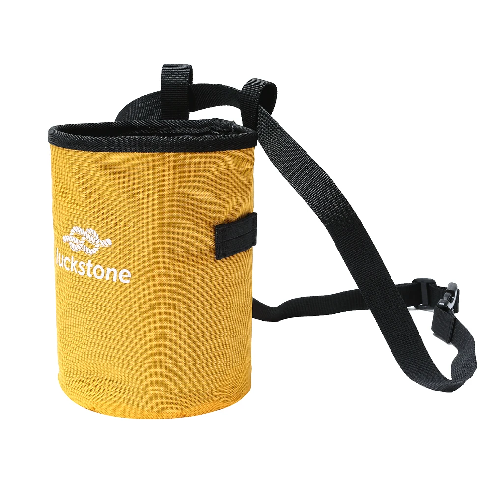 Climbing Chalk Bag with Adjustable Quick-clip Belt & Drawstring Closure for  Gymnastics Bouldering & Weight Lifting