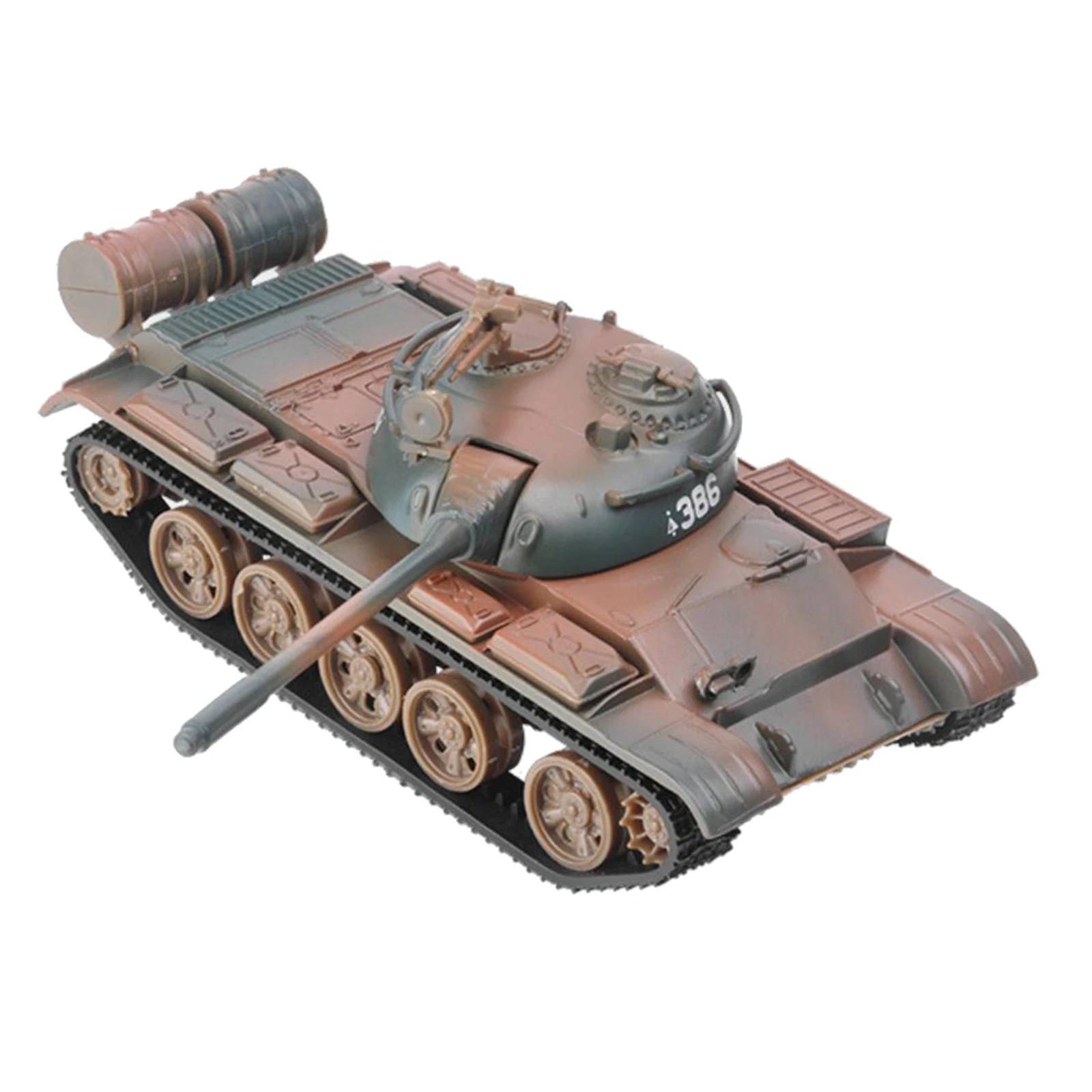 Detailed Alloy 1:43 T-55 Tank Model Building Kit Simulation 3D Puzzles DIY Toys for Adults Kids