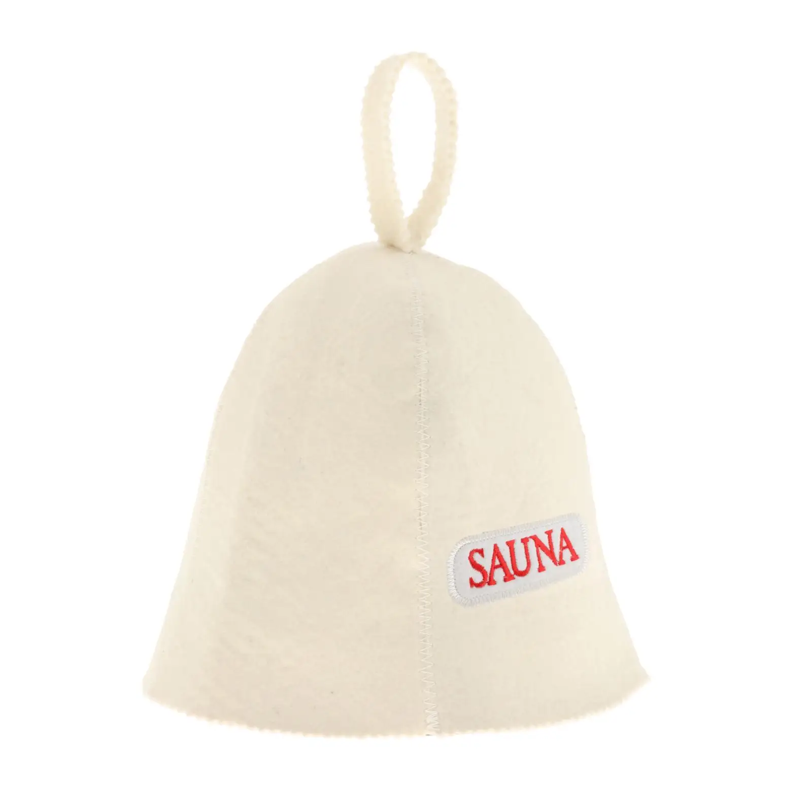 Natural Wool Felt Sauna Hat -   Organic Wool Felt Hats for Russian Banya - Protect Your Head from Heat - with Embroidery