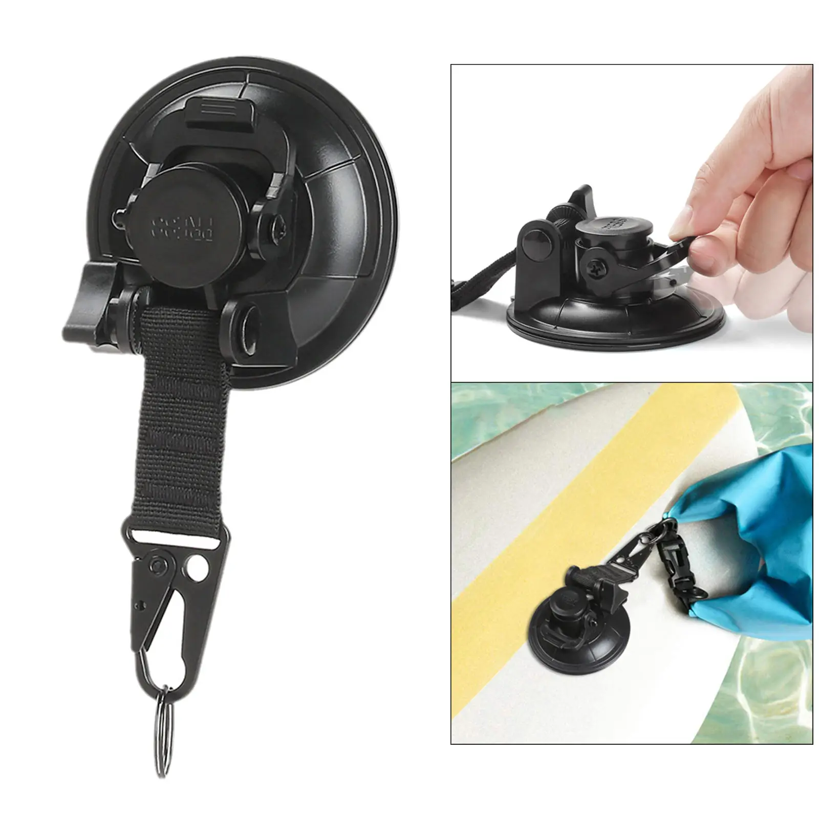 Universal Heavy Duty Suction Cup Anchor Tie Down Camping Tarp Pool Tarps