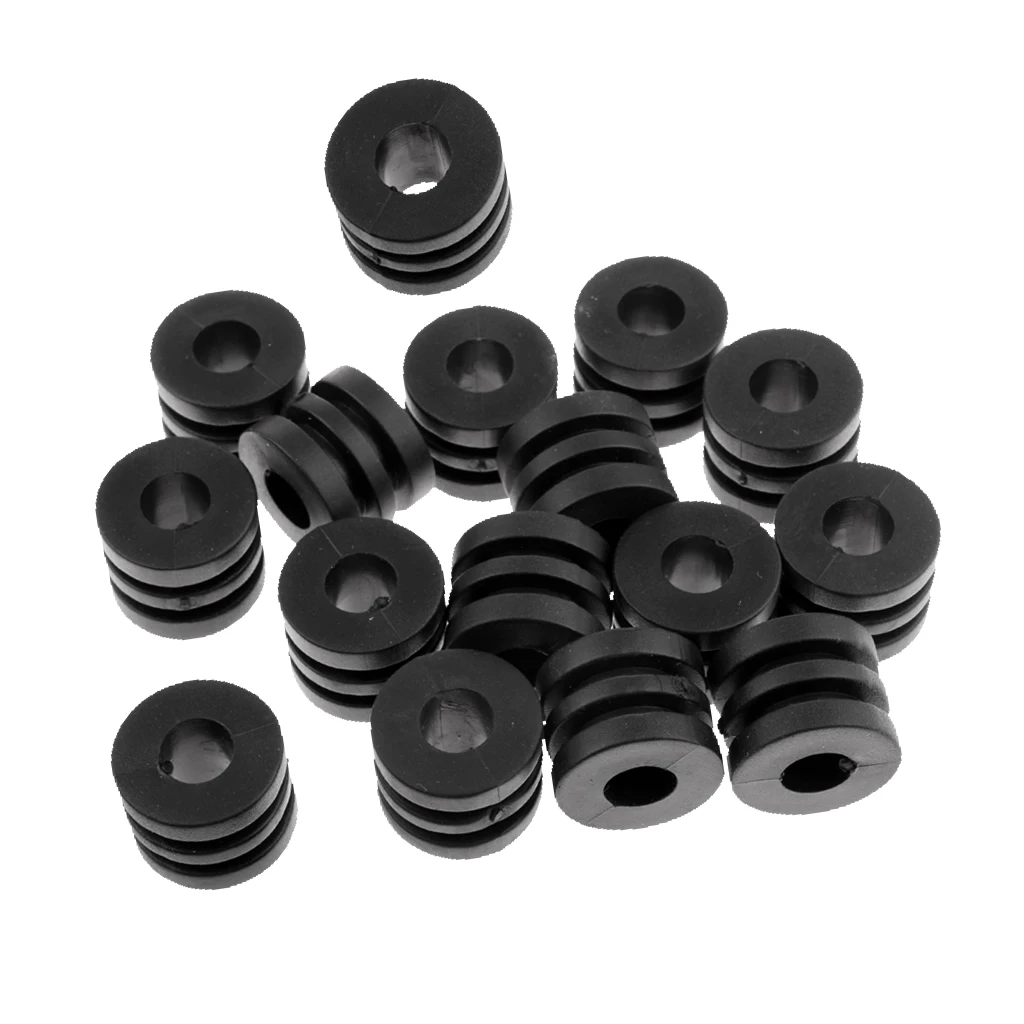 Tournament Soccer 16 Smooth Rubber Bumpers for 5/8" Foosball Table Rods 