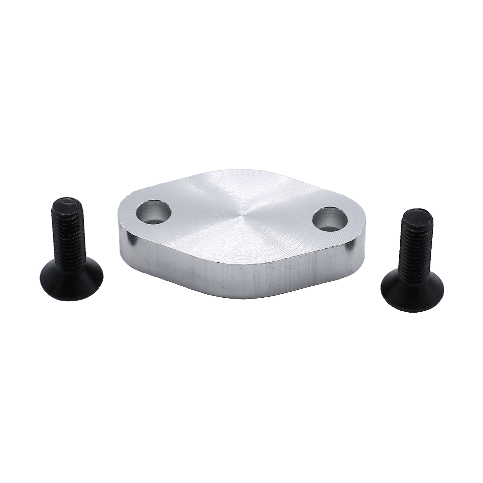 Premium Aluminum Auto EGR Exhaust Block Off Plate & Screws for LS Truck
