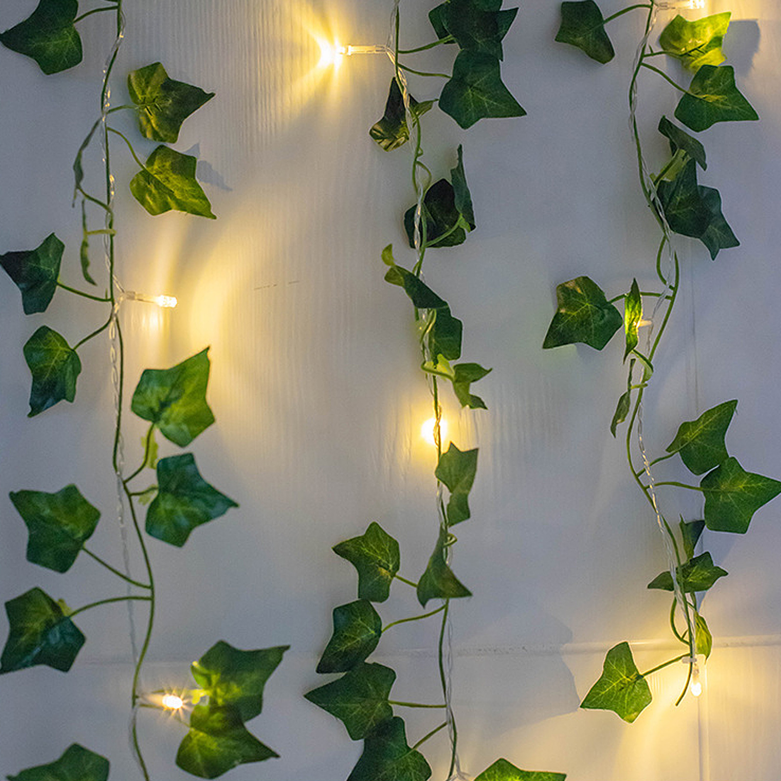 Folhas de Palmeira Casamento para Interior Luzes da Corda Artificiais Jardim Casa Decoração Parede Pendurado Videira Usb Led Escada Trilhos Folha 6 High Quality Luzes e Iluminação