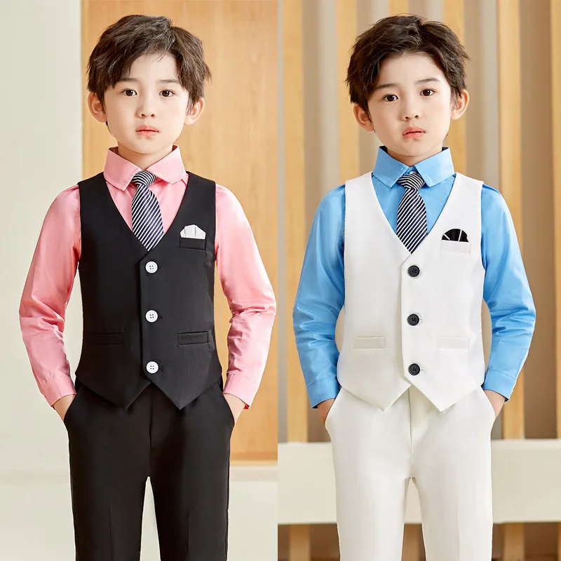 crianças vestido formal roupas conjunto criança festa