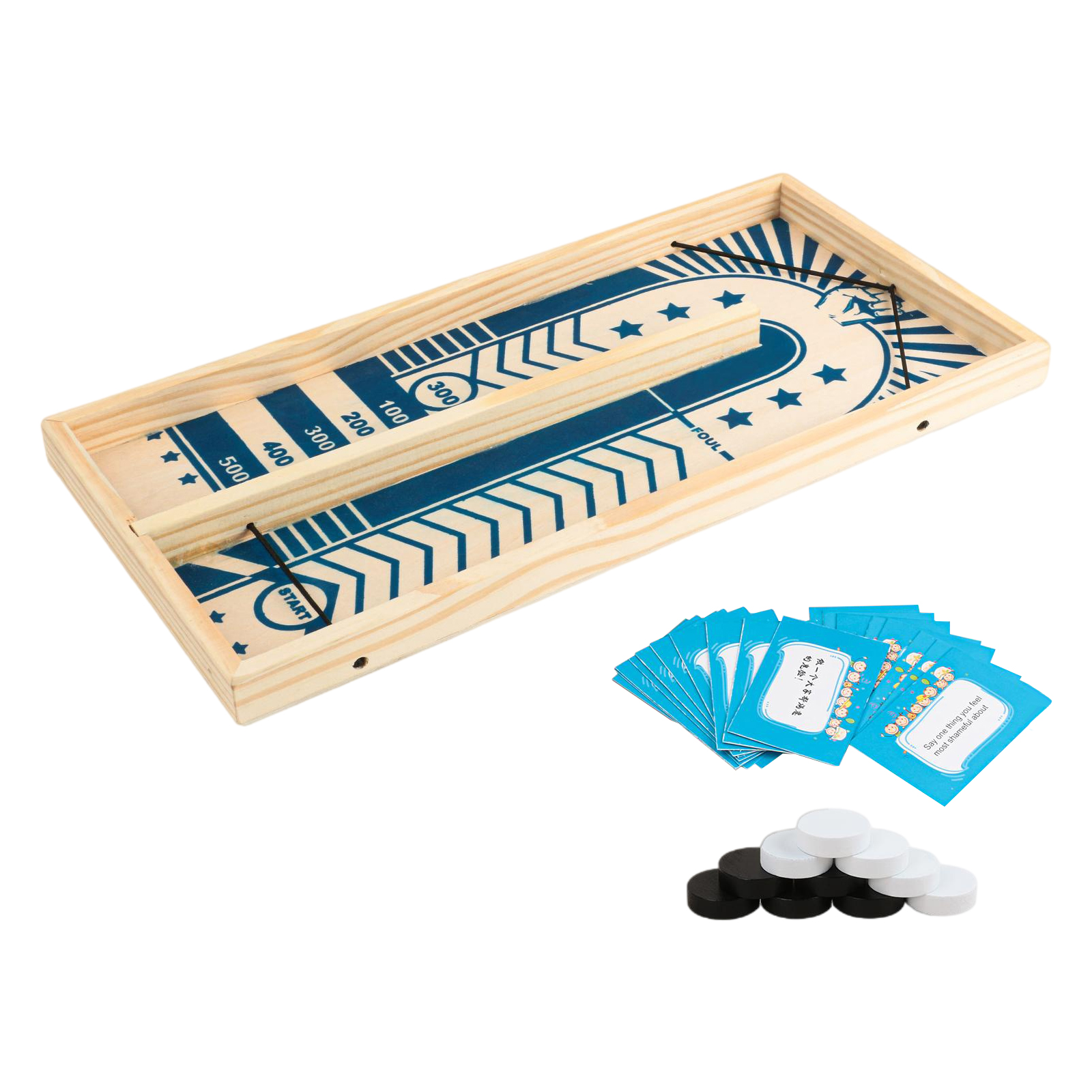 Fast Sling Puck Game Paced Board Games 2 Player Table Fast Hockey Game Test Your Speed and Accuracy Family Party Game Toys