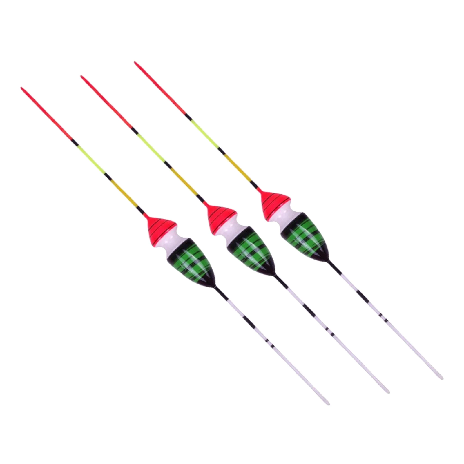3Pcs Fishing Floats and Bobbers Balsa Wood Float Angling Equipment for Bass Trout Perch Crappie Fishing Tackle Accessories 