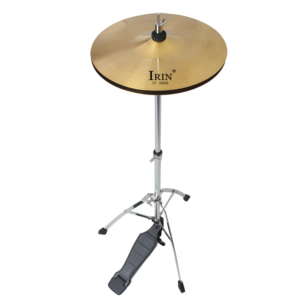 IRIN Professional 12 Inch Crash Ride Hi Hat Cymbals Made of Brass Alloy for