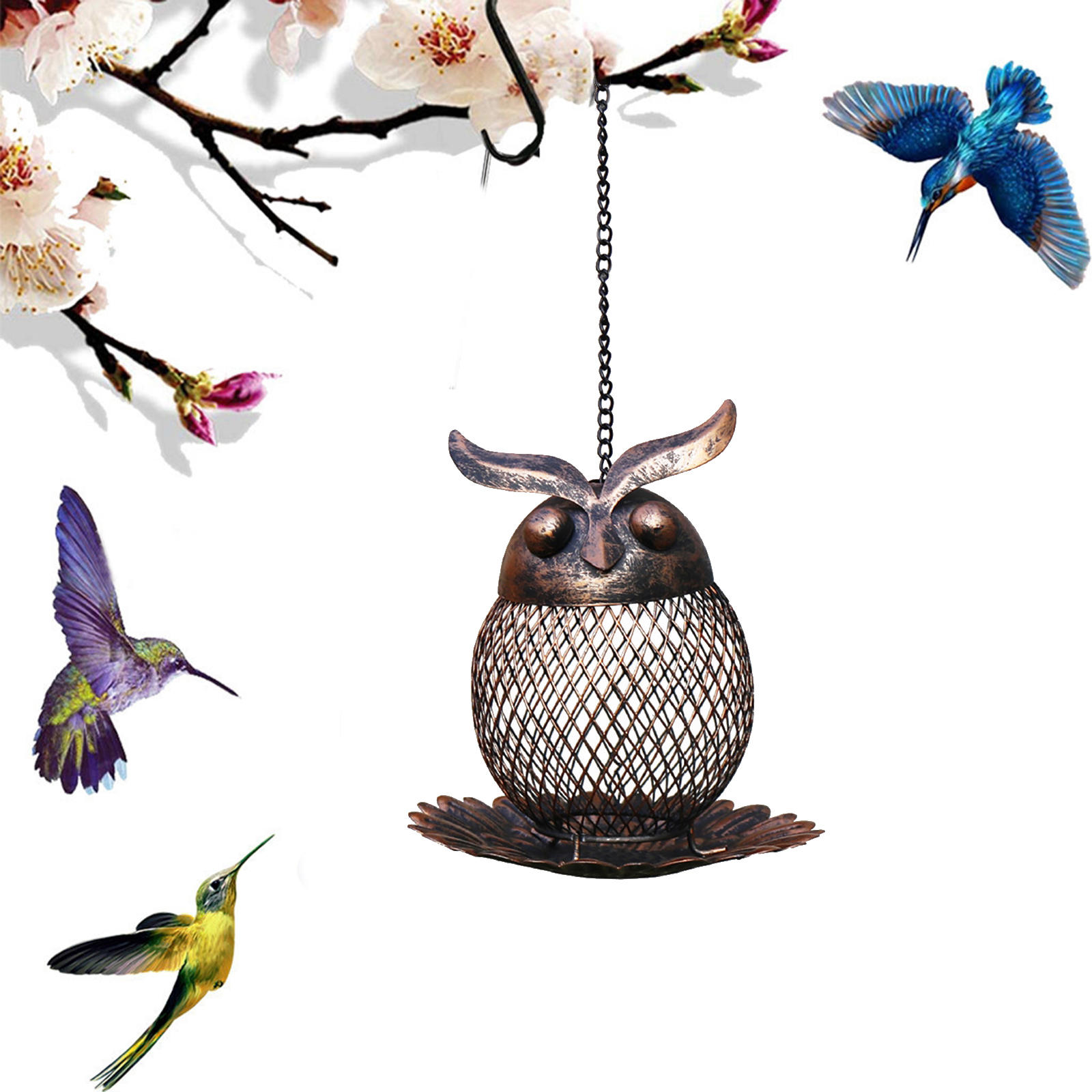 Bird Feeder Attracting Birds Finch Feeder Garden Yard Decor Birdfeeder