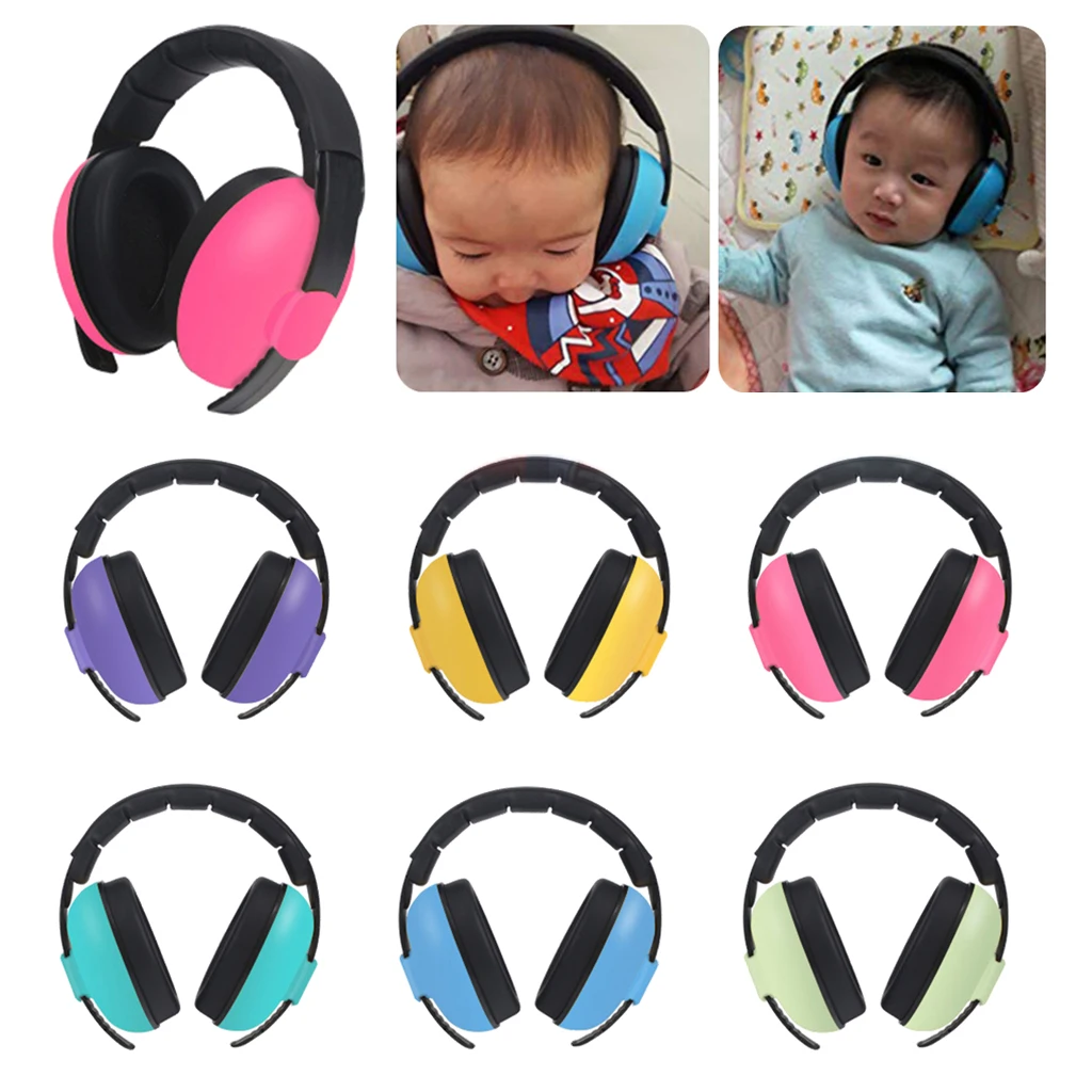 Baby Earmuffs Infant Hearing Protection - Ages 0-3 Years - Adjustable Noise Reduction Headphones - Soft & Comfortable