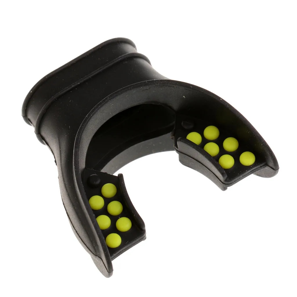 Comfort Silicone Mouthpiece w/ Color Tab Replacement Scuba Regulator Snorkel