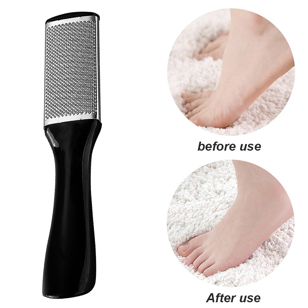 Best of Foot File Stainless Steel Foot Rasp With Plastic Handle Callus Dead Skin Remover Pedicure Tool Foot Care Tool Dropshipping Reviews & Tips - Image 2