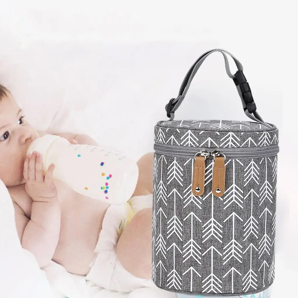 Multifunctional HangingBaby Food Feeding Cup Water Bottle Thermal Bag Portable Insulation Bag Cover