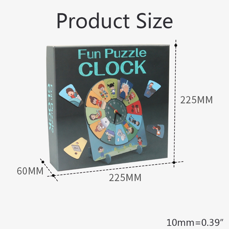 Magnético de Madeira Relógio de Brinquedo para a Educação Precoce da Criança Dropshipping Brinquedo Educacional Presente Triagem 6 Cheap Quebra-cab.
