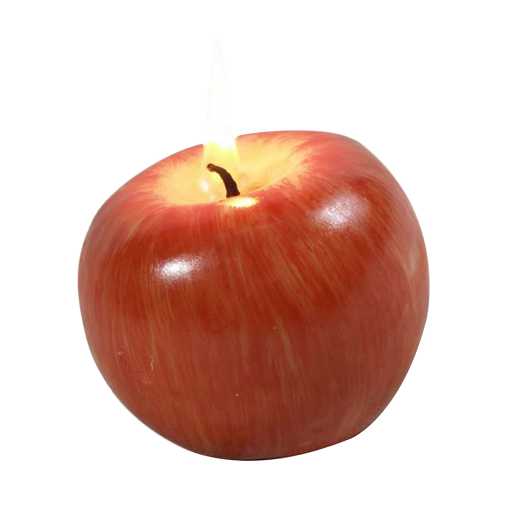 Artificial Apple Fragrant Candle for Romantic Wedding Birthday Xmas Party