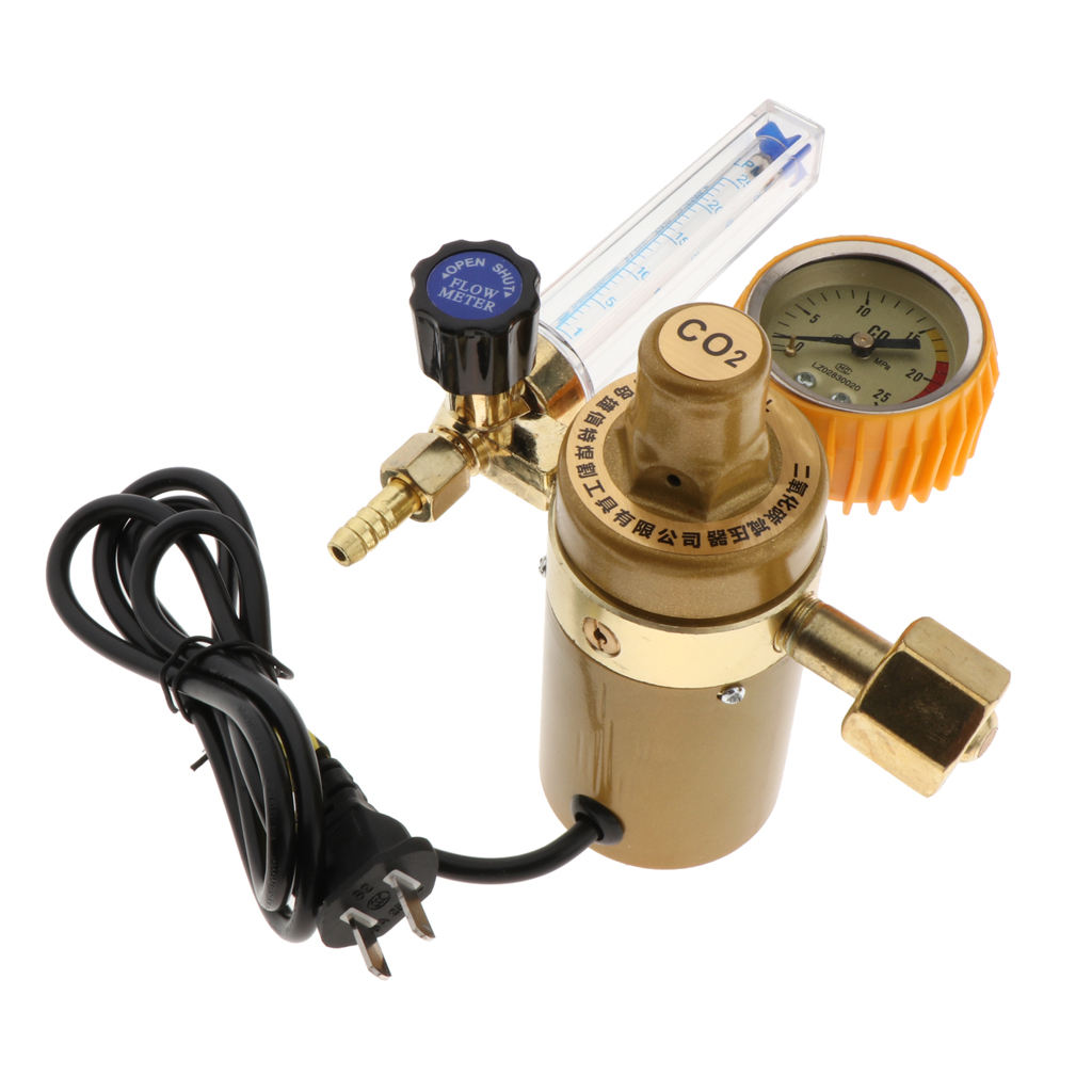 Mig Tig Flow Meter Regulator CO2 Gas Welding Regulator Pressure Gauge