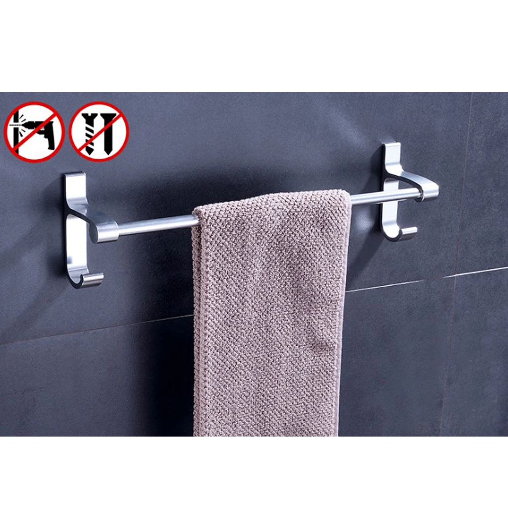 Blesiya Bathroom Kitchen Hand Towels Bar Rack Holder Tea Towel Rod 40cm Bar