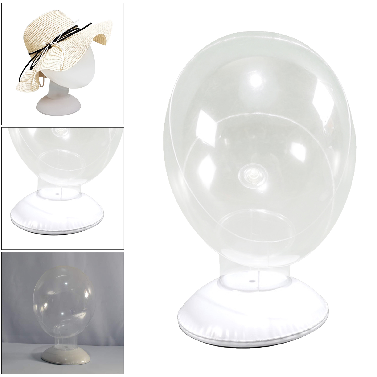 Mannequin Head Manikin Wigs Stand for Shop Window Display Hats, Hairpieces