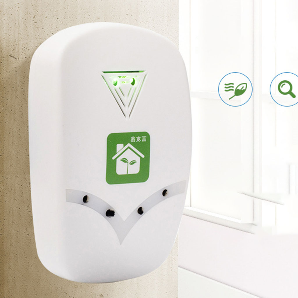 Air Purifier Home Office Ozonator Plug in Anion Ozone Generator Ionizer Filter Purification Home Toilet Deodorizer UK Adapter